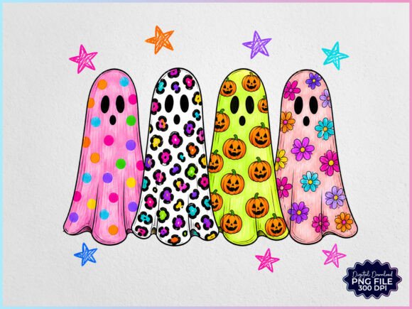 Download Preppy Ghost Halloween PNG - Png Collection