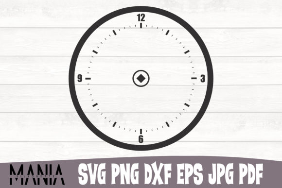 Download Clock Face Template 3 - Premium Resources