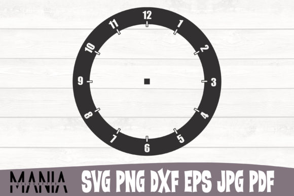 Download Clock Face Template 4 - Premium Resources
